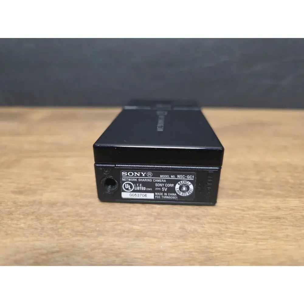Rare Sony Net-Sharing Cam NSC-GC1 Black Camera - TESTED & WORKING!